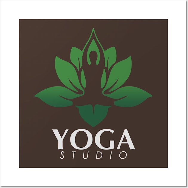 Yoga Studio Main Logo Wall Art by Yoga Studio Arts